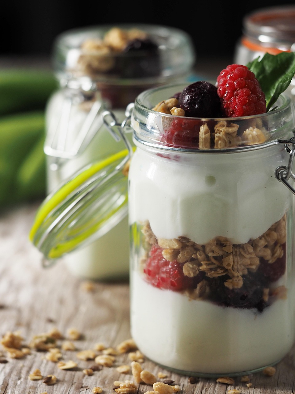 Yogourt dans un pot